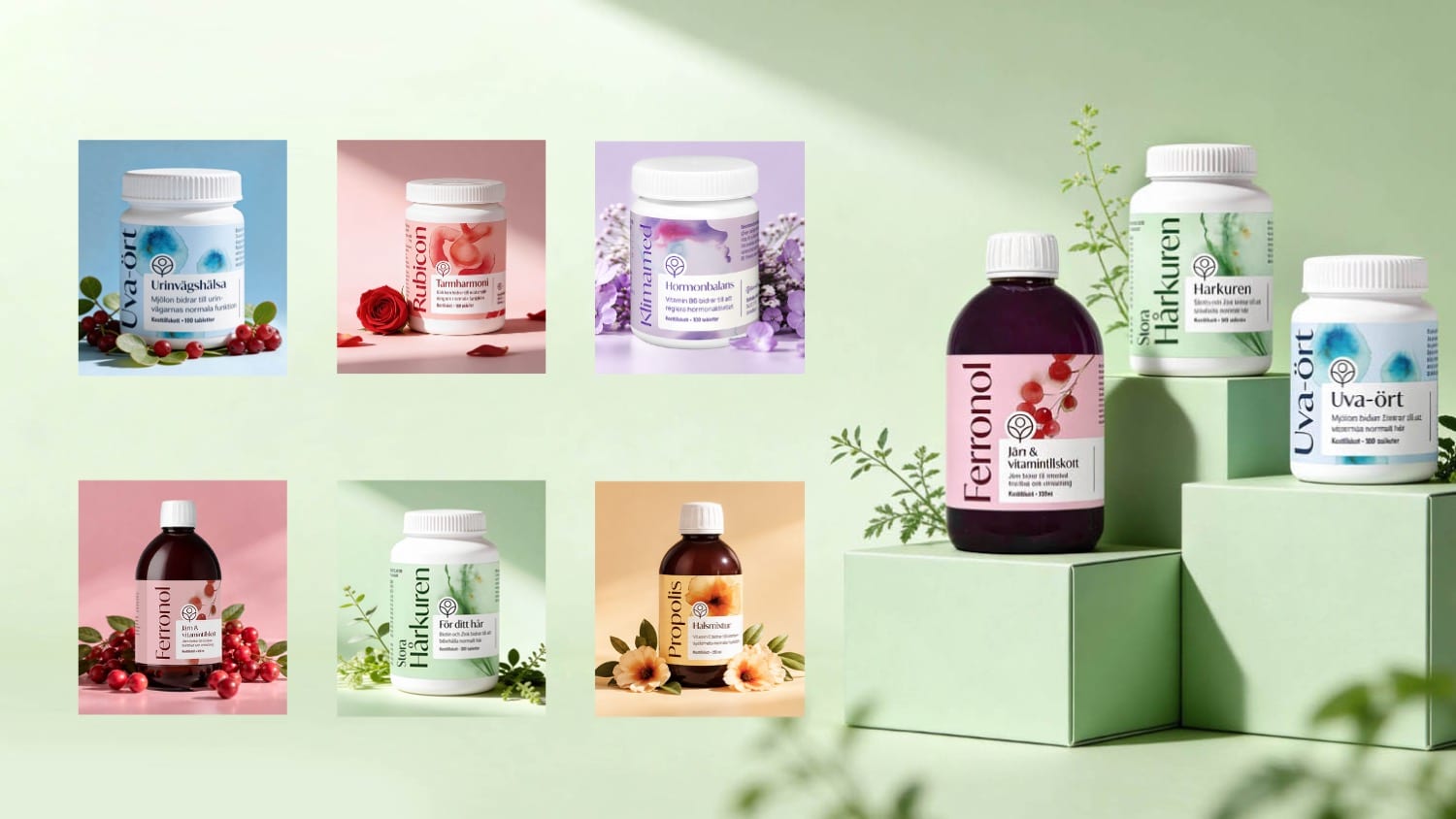 Biomedicas produkter efter vår insats